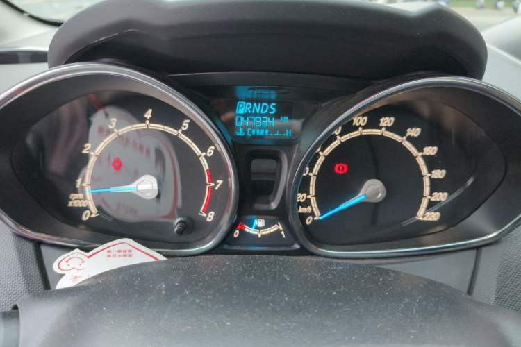 Used Ford Fiesta 2013 Hatchback 1.5L Automatic Fashion Edition Odometer Close Up