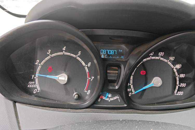 Used Ford Fiesta 2013 Hatchback 1.5L Manual Fashion Edition Odometer Close Up