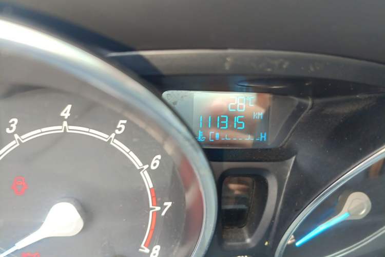 Used Ford Fiesta 2013 Hatchback 1.5L Manual Fashion Edition Odometer Close Up