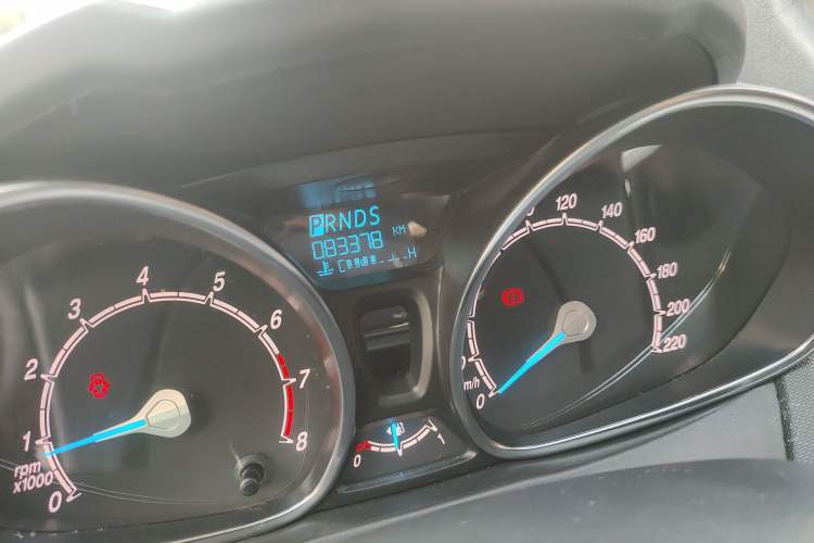 Used Ford Fiesta 2013 Hatchback 1.5L Automatic Fashion Edition Odometer Close Up