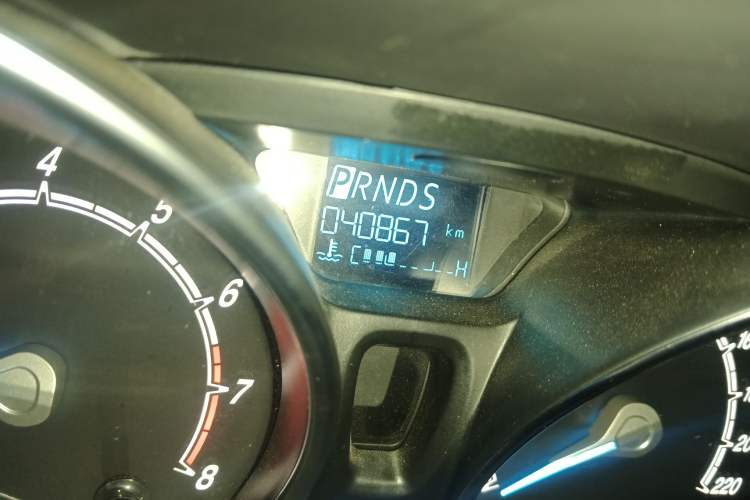 Used Ford Fiesta 2013 Hatchback 1.5L Automatic Fashion Edition Odometer Close Up
