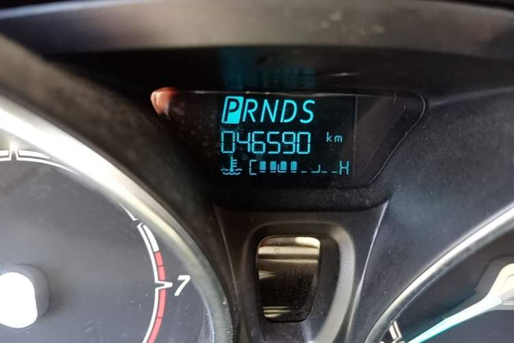 Used Ford Fiesta 2013 Hatchback 1.5L Automatic Sport Model Odometer Close Up