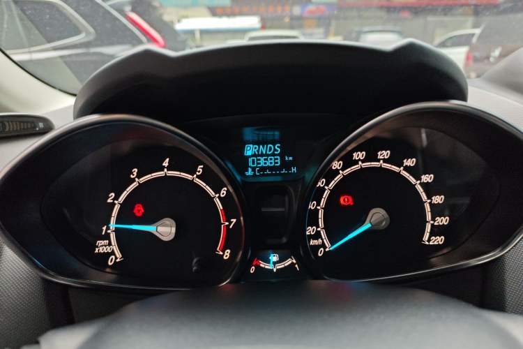 Used Ford Fiesta 2013 Hatchback 1.5L Automatic Fashion Edition Odometer Close Up