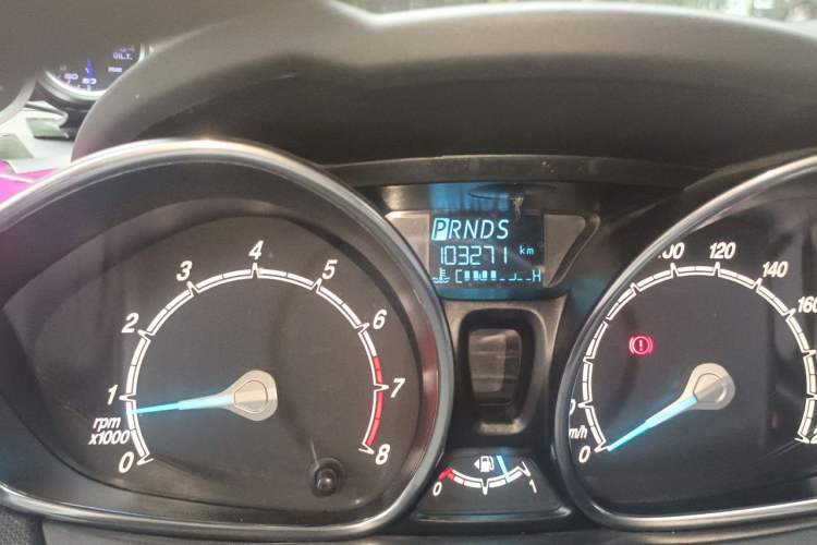 Used Ford Fiesta 2013 Hatchback 1.5L Automatic Fashion Edition Odometer Close Up