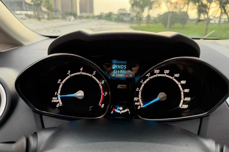 Used Ford Fiesta 2013 Hatchback 1.5L Automatic Fashion Edition Odometer Close Up