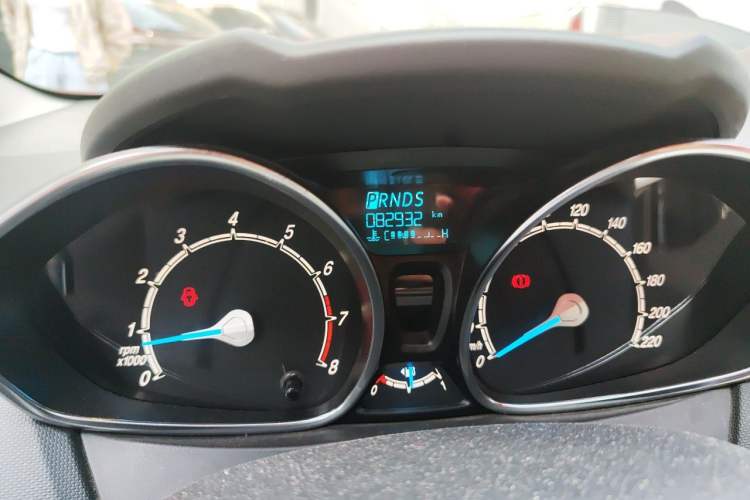 Used Ford Fiesta 2013 Hatchback 1.5L Automatic Fashion Edition Odometer Close Up