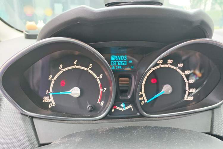 Used Ford Fiesta 2013 Hatchback 1.5L Automatic Fashion Edition Odometer Close Up
