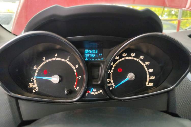 Used Ford Fiesta 2013 Hatchback 1.5L Automatic Fashion Edition Odometer Close Up