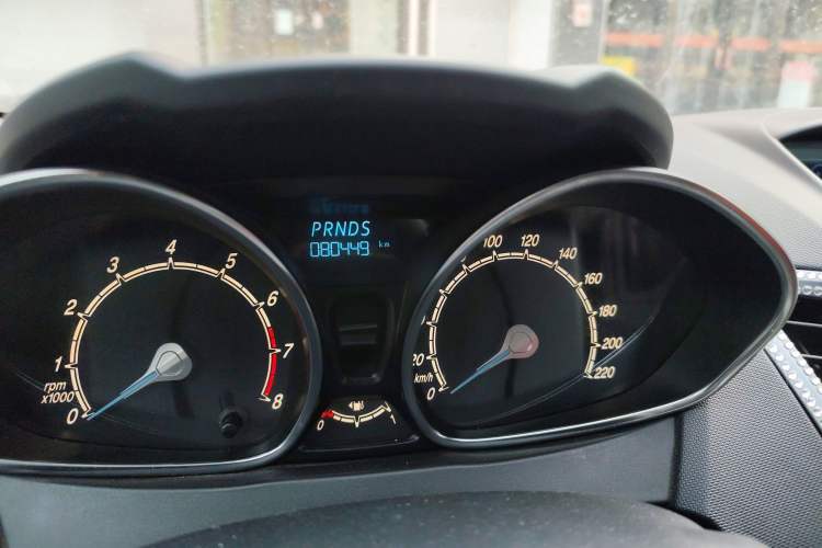 Used Ford Fiesta 2013 Hatchback 1.5L Automatic Fashion Edition Odometer Close Up