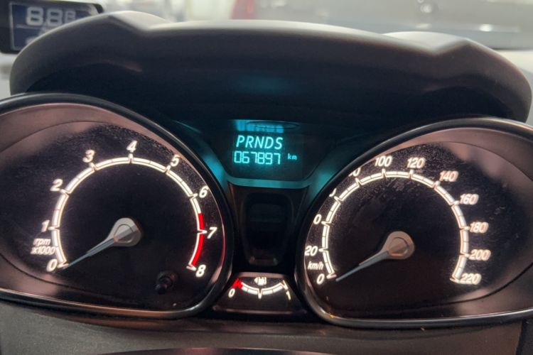 Used Ford Fiesta 2013 Hatchback 1.5L Automatic Fashion Edition Odometer Close Up