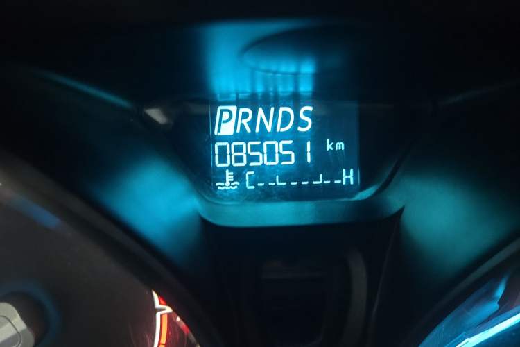 Used Ford Fiesta 2013 Hatchback 1.5L Automatic Prestige Model Odometer Close Up