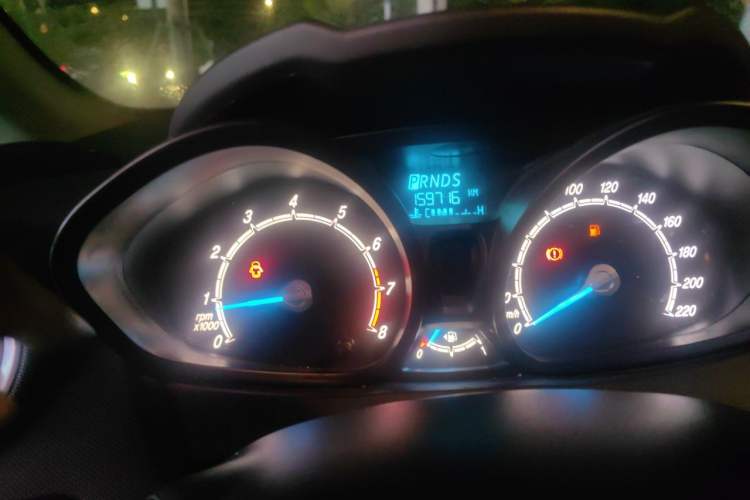 Used Ford Fiesta 2013 Hatchback 1.5L Automatic Fashion Edition Odometer Close Up