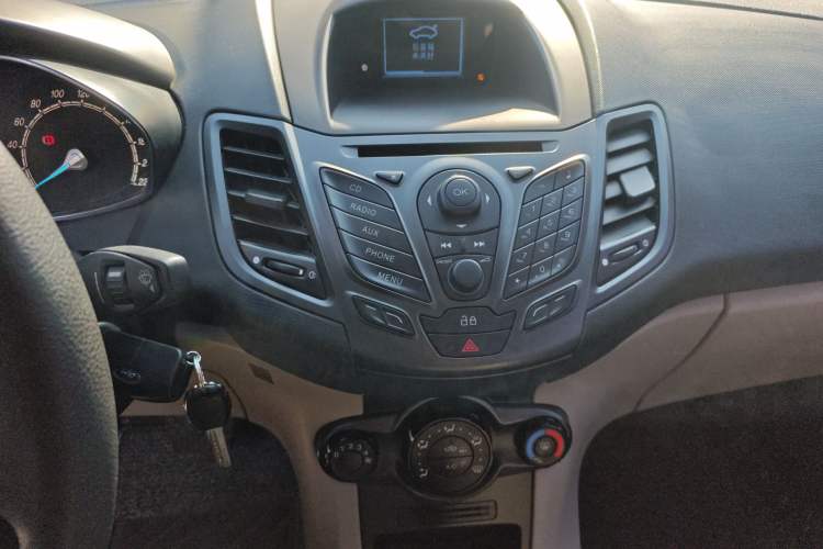 Used Ford Fiesta 2013 Sedan 1.5L Automatic Fashion Edition Audio And AC Panel