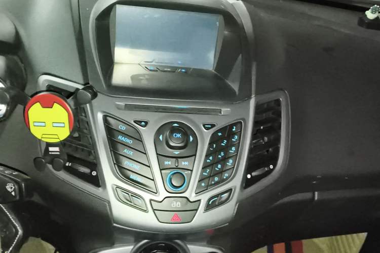 Used Ford Fiesta 2013 Hatchback 1.5L Automatic Prestige Model Audio And AC Panel