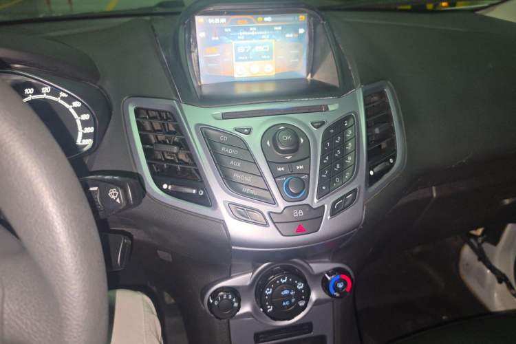 Used Ford Fiesta 2013 Hatchback 1.5L Automatic Prestige Model Audio And AC Panel