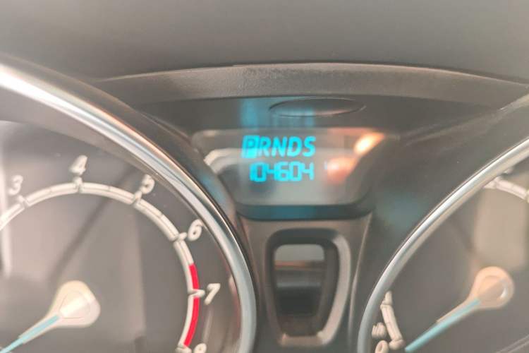 Used Ford Fiesta 2013 Hatchback 1.5L Automatic Sport Model Odometer Close Up