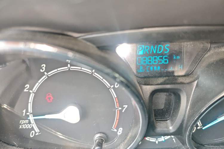 Used Ford Fiesta 2013 Hatchback 1.5L Automatic Fashion Edition Odometer Close Up