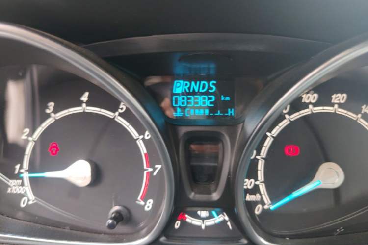 Used Ford Fiesta 2013 Hatchback 1.5L Automatic Fashion Edition Odometer Close Up