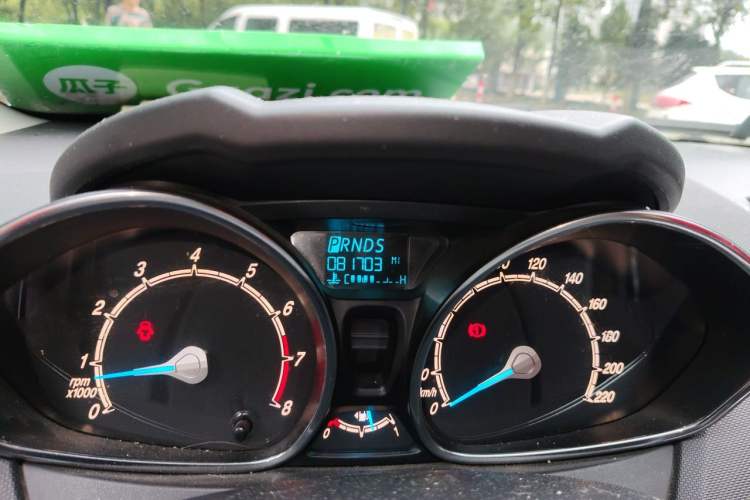 Used Ford Fiesta 2013 Hatchback 1.5L Automatic Fashion Edition Odometer Close Up