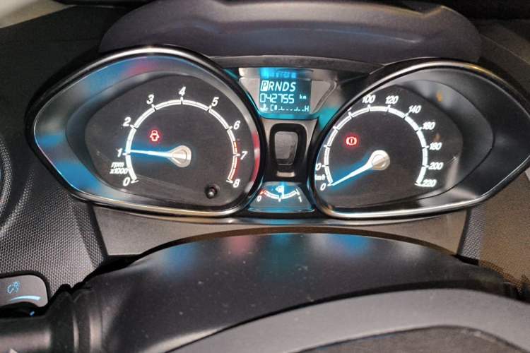 Used Ford Fiesta 2013 Hatchback 1.5L Automatic Fashion Edition Odometer Close Up