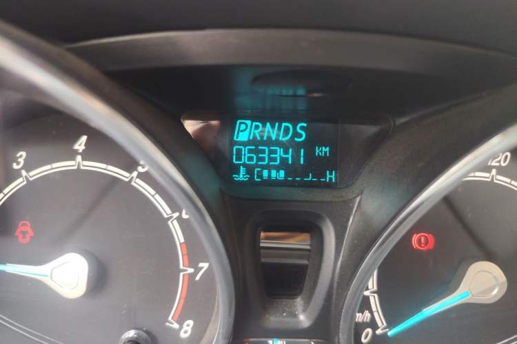 Used Ford Fiesta 2013 Hatchback 1.5L Automatic Fashion Edition Odometer Close Up