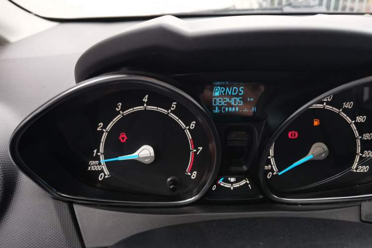 Used Ford Fiesta 2013 Hatchback 1.5L Automatic Prestige Model Odometer Close Up