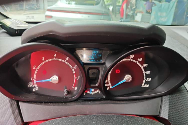 Used Ford Fiesta 2013 Hatchback 1.5L Manual Fashion Edition Odometer Close Up
