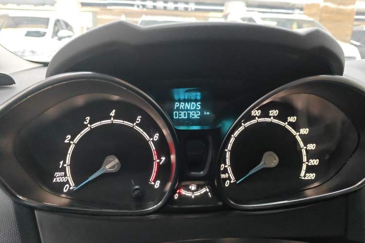 Used Ford Fiesta 2013 Sedan 1.5L Automatic Fashion Edition Odometer Close Up