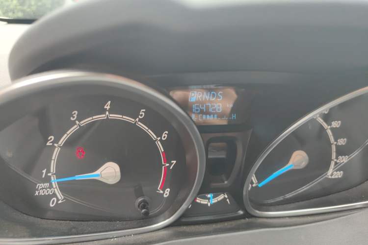 Used Ford Fiesta 2013 Hatchback 1.5L Automatic Sport Model Odometer Close Up