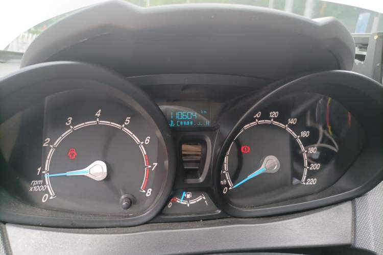 Used Ford Fiesta 2013 Hatchback 1.5L Manual Fashion Edition Odometer Close Up