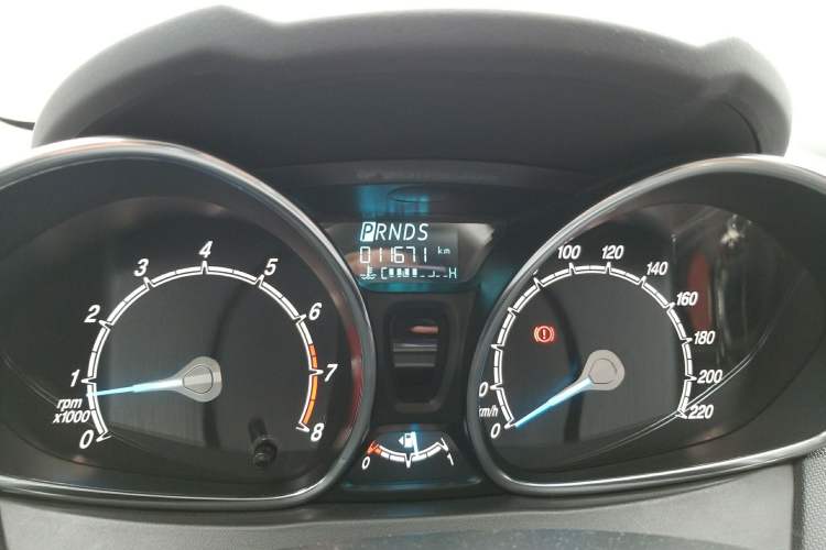 Used Ford Fiesta 2013 Hatchback 1.5L Automatic Fashion Edition Odometer Close Up