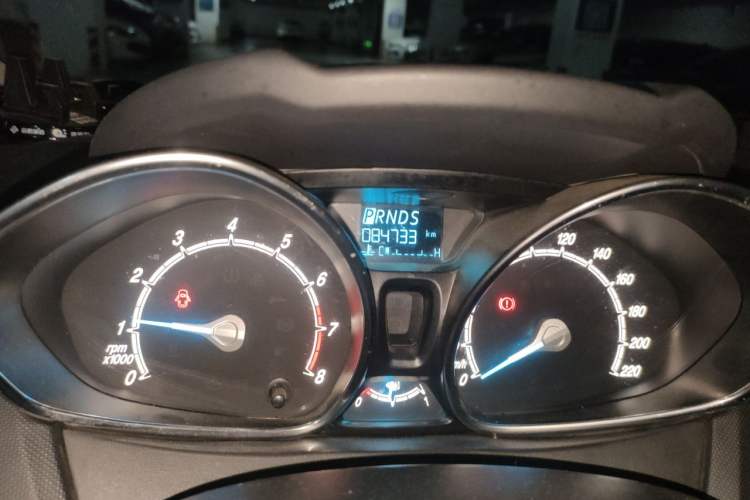 Used Ford Fiesta 2013 Hatchback 1.5L Automatic Fashion Edition Odometer Close Up