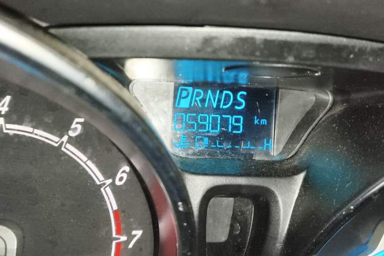 Used Ford Fiesta 2013 Hatchback 1.5L Automatic Prestige Model Odometer Close Up
