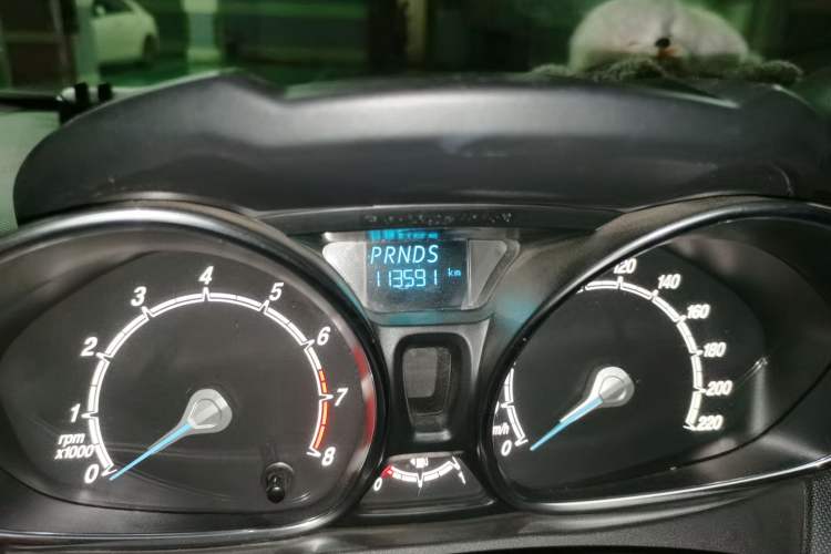 Used Ford Fiesta 2013 Hatchback 1.5L Automatic Fashion Edition Odometer Close Up