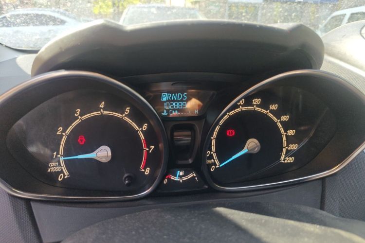 Used Ford Fiesta 2013 Hatchback 1.5L Automatic Prestige Model Odometer Close Up