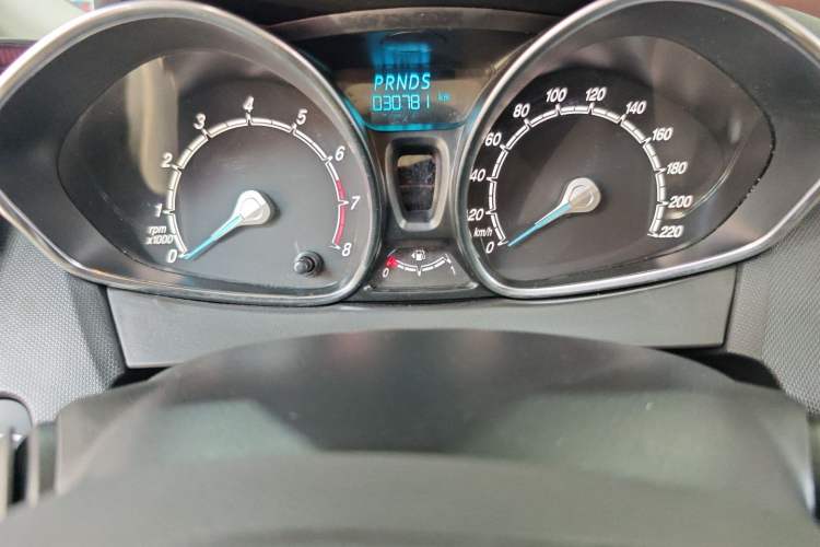 Used Ford Fiesta 2013 Sedan 1.5L Automatic Fashion Edition Odometer Close Up