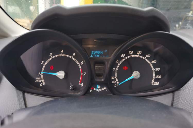 Used Ford Fiesta 2013 Hatchback 1.5L Manual Fashion Edition Odometer Close Up