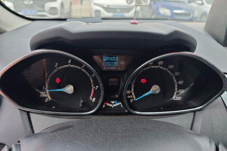 Used Ford Fiesta 2013 Hatchback 1.5L Automatic Prestige Model Odometer Close Up