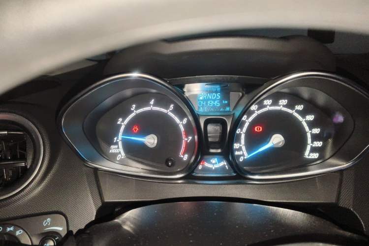 Used Ford Fiesta 2013 Hatchback 1.5L Automatic Fashion Edition Odometer Close Up