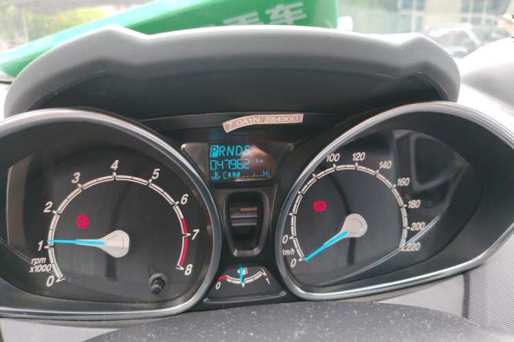 Used Ford Fiesta 2013 Hatchback 1.5L Automatic Fashion Edition Odometer Close Up