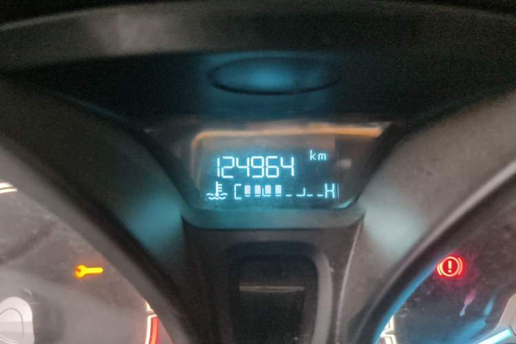 Used Ford Fiesta 2013 Hatchback 1.5L Manual Fashion Edition Odometer Close Up