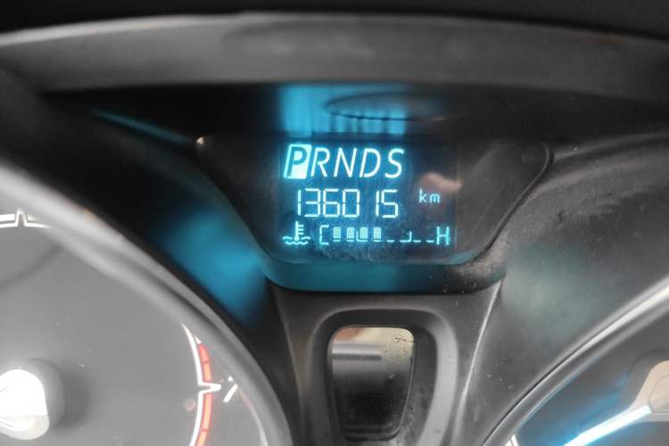 Used Ford Fiesta 2013 Hatchback 1.5L Automatic Prestige Model Odometer Close Up