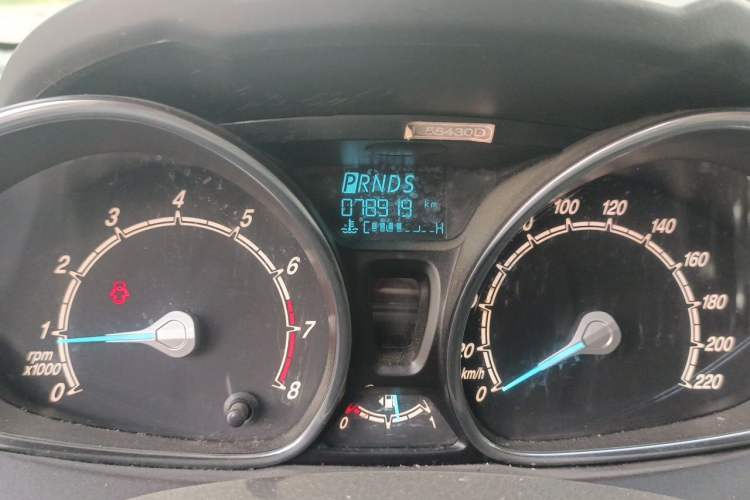 Used Ford Fiesta 2013 Hatchback 1.5L Automatic Fashion Edition Odometer Close Up