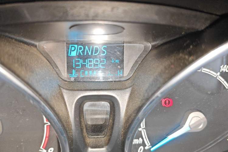Used Ford Fiesta 2013 Hatchback 1.5L Automatic Fashion Edition Odometer Close Up