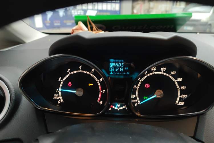 Used Ford Fiesta 2013 Hatchback 1.5L Automatic Fashion Edition Odometer Close Up