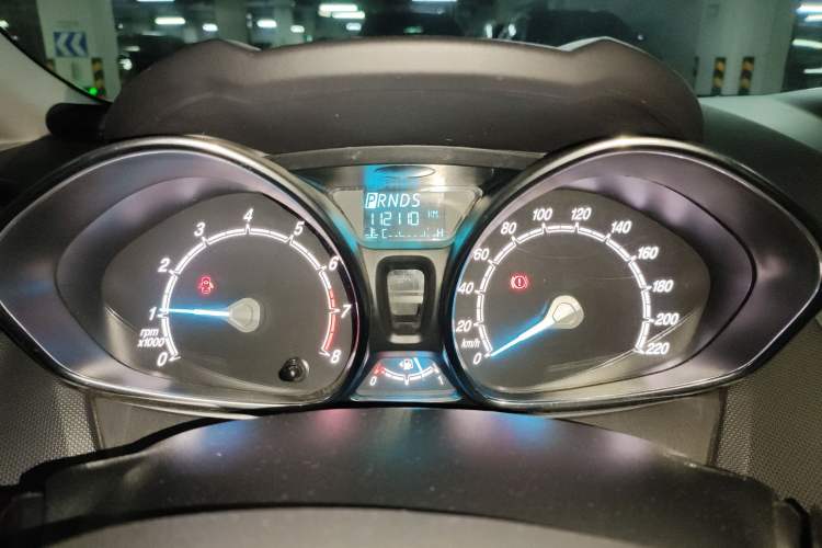 Used Ford Fiesta 2013 Hatchback 1.5L Automatic Fashion Edition Odometer Close Up