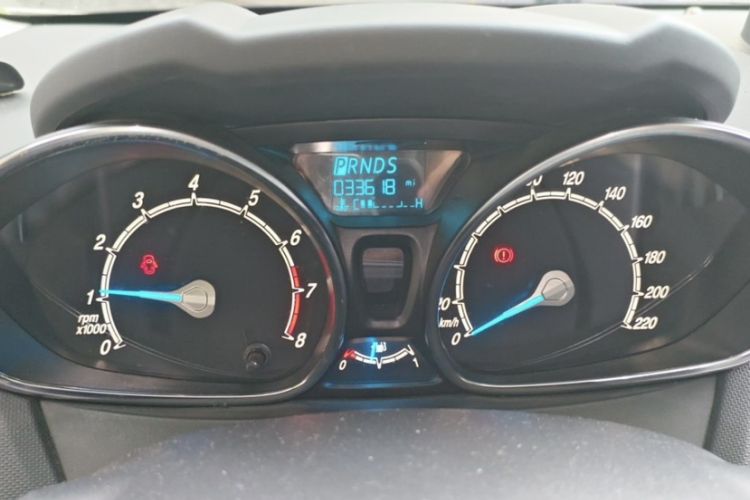 Used Ford Fiesta 2013 Hatchback 1.5L Automatic Fashion Edition Odometer Close Up