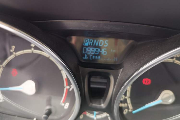 Used Ford Fiesta 2013 Sedan 1.5L Automatic Fashion Edition Odometer Close Up