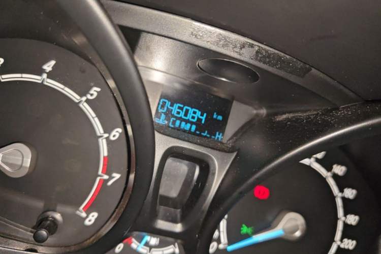 Used Ford Fiesta 2013 Sedan 1.5L Manual Fashion Edition Odometer Close Up