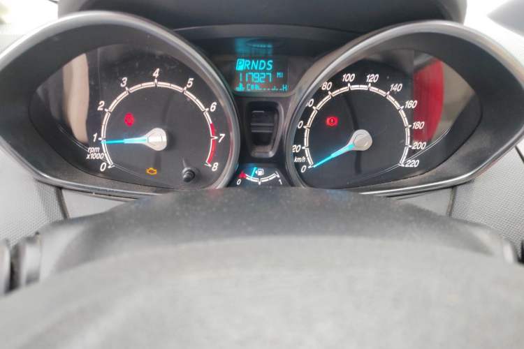 Used Ford Fiesta 2013 Sedan 1.5L Automatic Fashion Edition Odometer Close Up